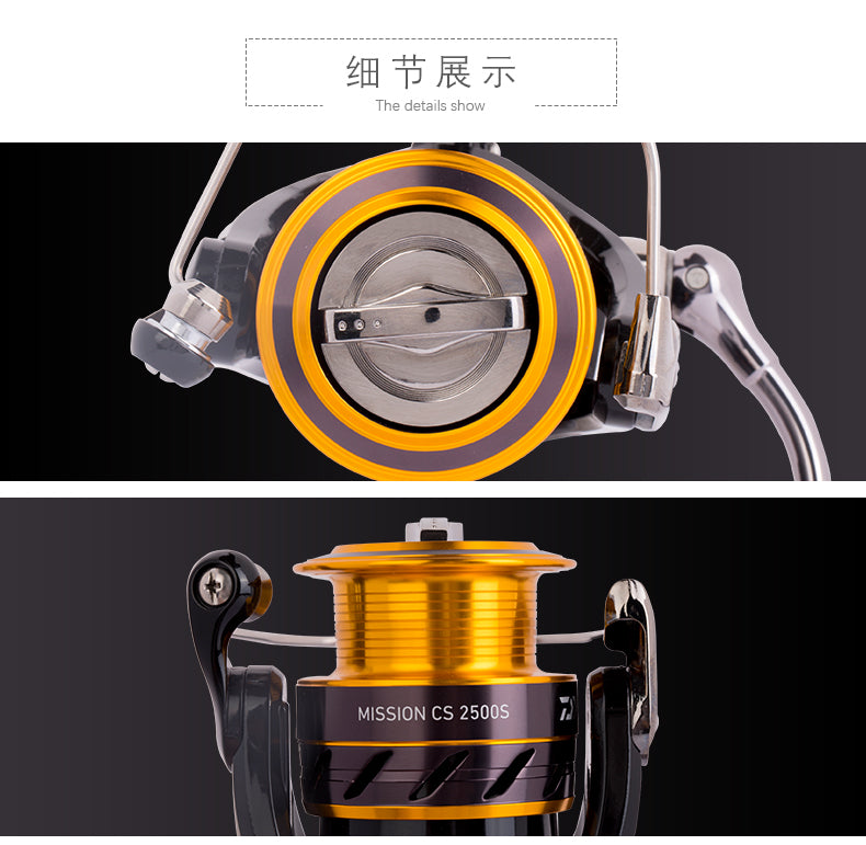 carrete/reel Fishing Rock Fishing Line Fishing Wheel Long Throw Road Subspinning Wheel