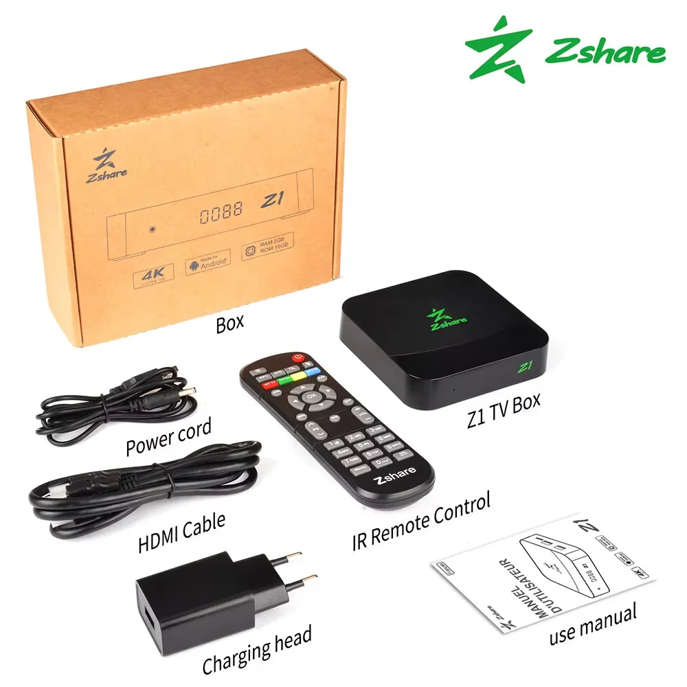 CODIFICADOR TV BOX android 11 2.4GHZ zshare