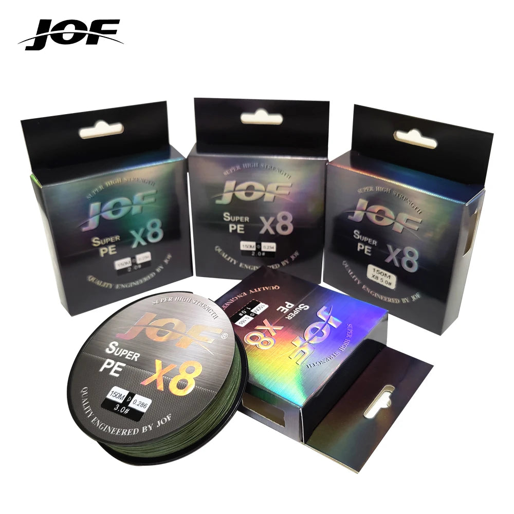 MULTIFILAMENTO JOF 150M-500M 8 Strand Braided Outdoor Fishing Line Sea Fishing