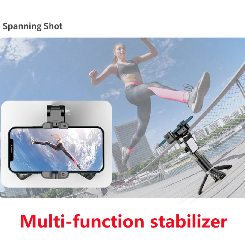 ESTABILIZADOR PARA CELULAR 360° modo gimbal selfie con control remoto android-iphone