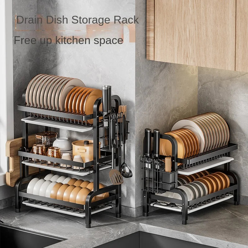 Rack multifuncional para lavaplatos Kitchen Dish Rack